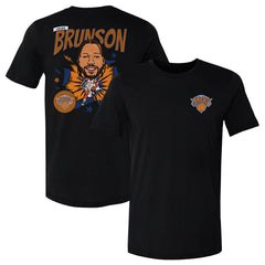 Jalen Brunson New York Knicks 500 Level Caricature T-Shirt