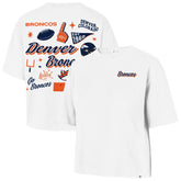 '47 Women's Collage Script Reed City T-Shirt - Denver Broncos T-shirts