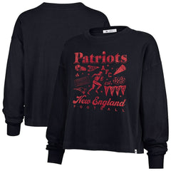 '47 Women's Team Collage Sydney Long Sleeve T-Shirt - New England Patriots T-shirts
