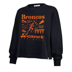 '47 Women's Team Collage Sydney Long Sleeve T-Shirt - Denver Broncos T-shirts