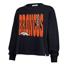 '47 Women's Stacked Sydney Long Sleeve T-Shirt - Denver Broncos T-shirts