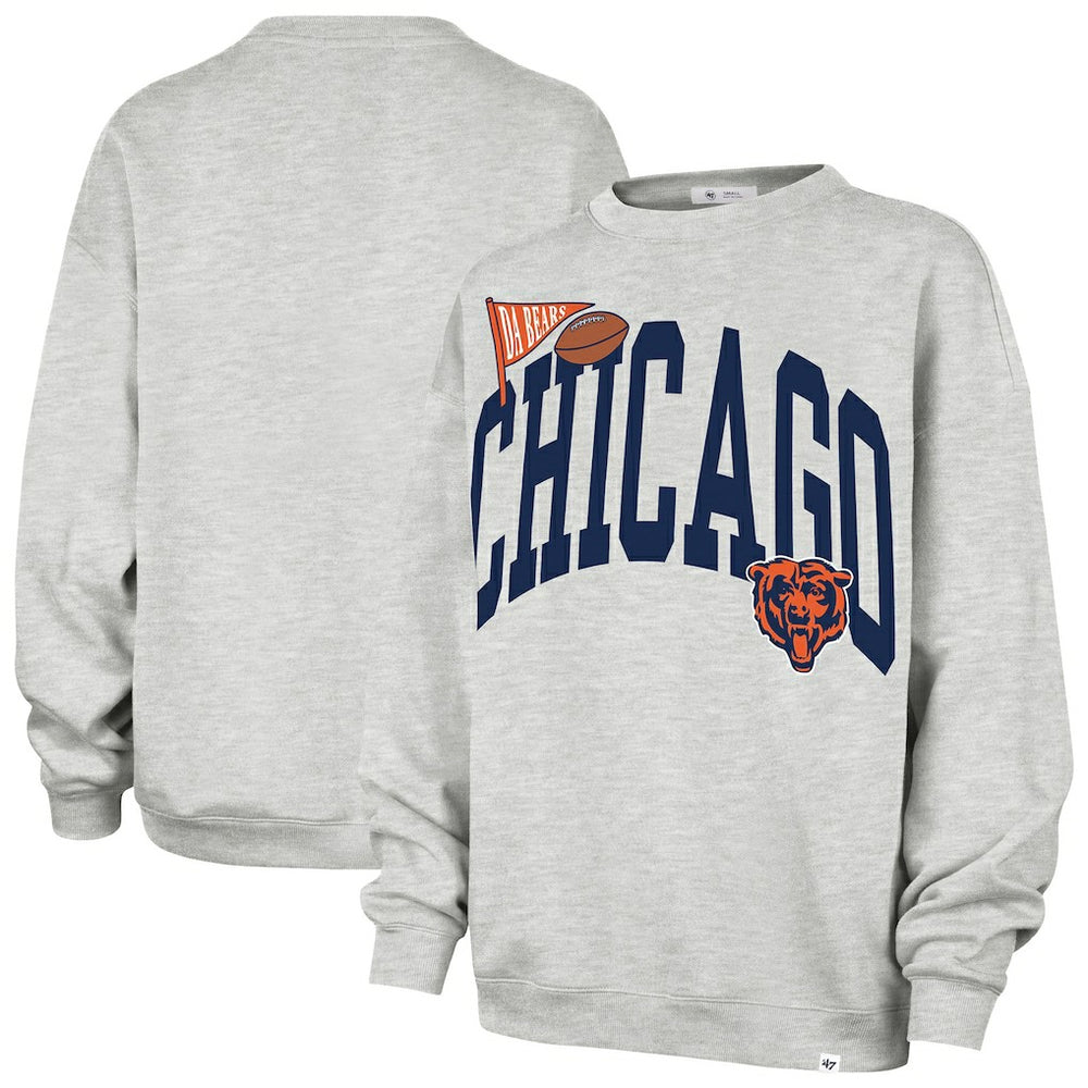 '47 Women's Arched Icon Oversized Sweatshirt - Chicago Bears Sweatshirts