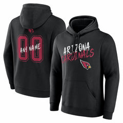 Hustle Personalized Name & Number Hoodie - Arizona Cardinals Hoodies