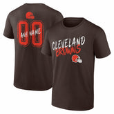 Hustle Personalized Name & Number T-Shirt - Cleveland Browns T-shirts