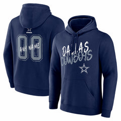 Hustle Personalized Name & Number Hoodie - Dallas Cowboys Hoodies