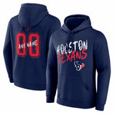 Hustle Personalized Name & Number Hoodie - Houston Texans Hoodies