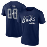 Hustle Personalized Name & Number T-Shirt - Seattle Seahawks T-shirts