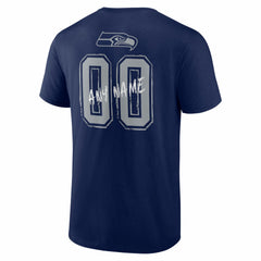 Hustle Personalized Name & Number T-Shirt - Seattle Seahawks T-shirts
