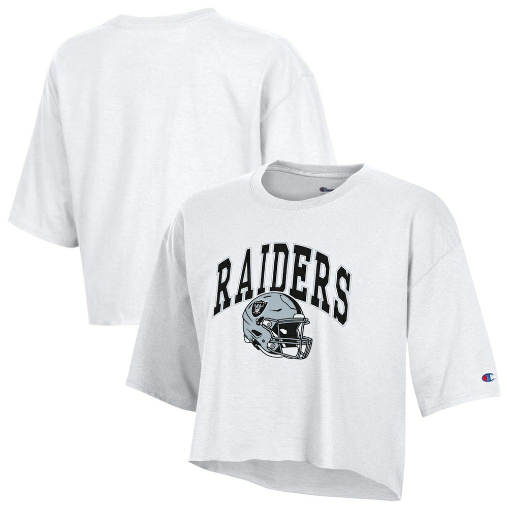 Women's Boyfriend Cropped T-Shirt - Las Vegas Raiders T-shirts