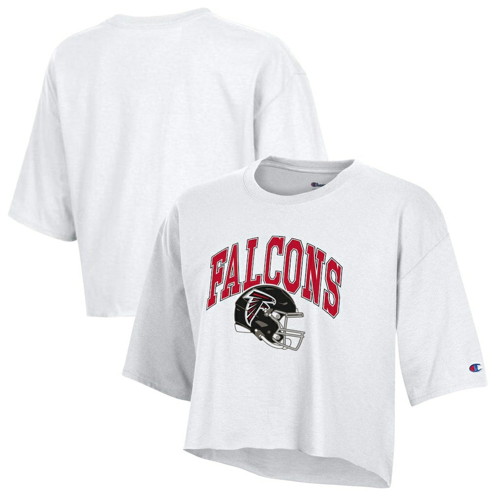 Women's Boyfriend Cropped T-Shirt - Atlanta Falcons T-shirts