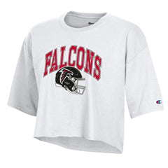 Women's Boyfriend Cropped T-Shirt - Atlanta Falcons T-shirts