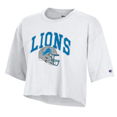 Women's Boyfriend Cropped T-Shirt - Detroit Lions T-shirts