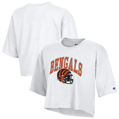 Women's Boyfriend Cropped T-Shirt - Cincinnati Bengals T-shirts