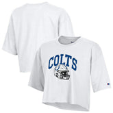 Women's Boyfriend Cropped T-Shirt - Indianapolis Colts T-shirts