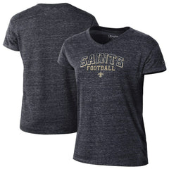 Women's Triumph Tri-Blend V-Neck T-Shirt - New Orleans Saints T-shirts