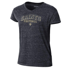 Women's Triumph Tri-Blend V-Neck T-Shirt - New Orleans Saints T-shirts