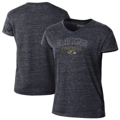 Women's Triumph Tri-Blend V-Neck T-Shirt - Baltimore Ravens T-shirts