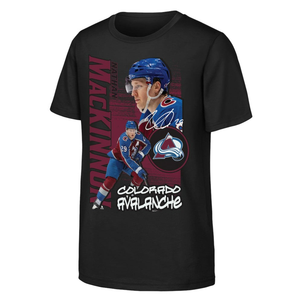 NHL Nathan MacKinnon Colorado Avalanche Outerstuff Youth Playmaker T-Shirt