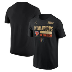 New York Knicks Jordan Brand 2025 NBA Cup Champions Locker Room T-Shirt