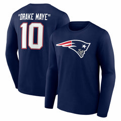 Drake Maye Nickname Long Sleeve T-Shirt - New England Patriots T-shirts