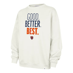 '47 Women's Good. Better. Best. Imprint Oversized Sweatshirt - Chicago Bears Sweatshirts