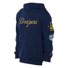 Navy Los Angeles Dodgers New Era 2026 Gold Collection Logo Hoodie