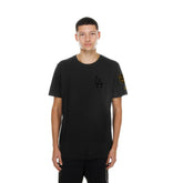 Black Los Angeles Dodgers New Era 2026 Gold Collection Logo & Patch T-Shirt