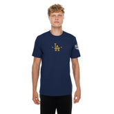 Navy Los Angeles Dodgers New Era 2026 Gold Collection Logo & Patch T-Shirt