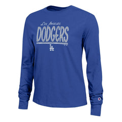Royal Los Angeles Dodgers Champion Women's Long Sleeve T-Shirt