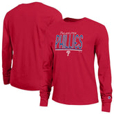 Red Philadelphia Phillies Champion Women's Long Sleeve T-Shirt