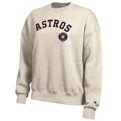 Oatmeal Houston Astros Champion Women's All-Star Sweatshirt