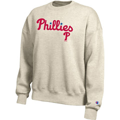 Oatmeal Philadelphia Phillies Champion Women's All-Star Sweatshirt