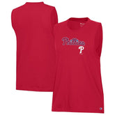 Red Philadelphia Phillies Champion Women's Muscle Tank Top