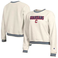 Cream Cleveland Guardians Champion Women's Reverse Weave Sweatshirt