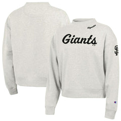 Stone San Francisco Giants Champion Women's Triumph Tri-Blend Sweatshirt