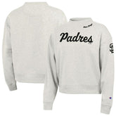 Stone San Diego Padres Champion Women's Triumph Tri-Blend Sweatshirt