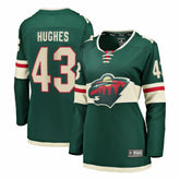NHL Quinn Hughes Minnesota Wild Fanatics Women's Home Breakaway Jersey
