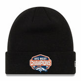 2025 AFC West Division Champions Cuffed Knit Hat - Denver Broncos Hats