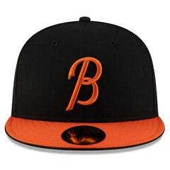 Black/Orange Baltimore Orioles New Era Authentic Collection 59FIFTY Fitted Hat