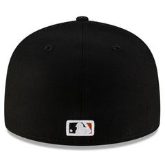 Black/Orange Baltimore Orioles New Era Authentic Collection 59FIFTY Fitted Hat
