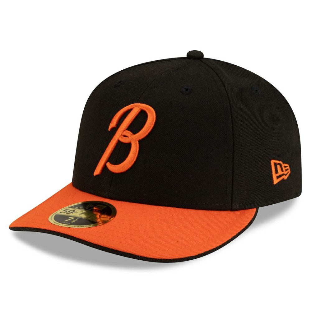 Black/Orange Baltimore Orioles New Era Authentic Collection Low Profile 59FIFTY Fitted Hat