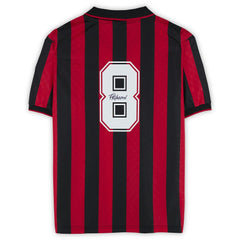 Frank Rijkaard AC Milan Autographed Red/Black Home Jersey
