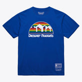 Mitchell & Ness Denver Nuggets Unisex Hardwood Classics Basic Logo Arch T-Shirt sale