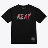 Mitchell & Ness Miami Heat Unisex Wordmark T-Shirt