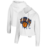 New York Knicks Stadium Essentials Women's Ice Cream Cropped Hoodie