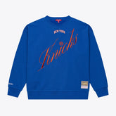 Mitchell & Ness New York Knicks Women's Hardwood Classics Script Lightweight Sweatshirt