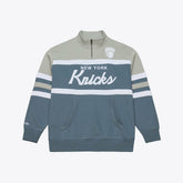 Mitchell & Ness New York Knicks Thunderstorm Head Coach Quarter-Zip Jacket