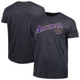 Black Arizona Diamondbacks Champion Cooperstown Wordmark Lockup Tri-Blend T-Shirt