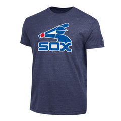 Navy Chicago White Sox Champion Cooperstown Logo Tri-Blend T-Shirt