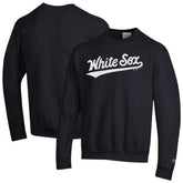 Black Chicago White Sox Champion Powerblend Wordmark Sweatshirt